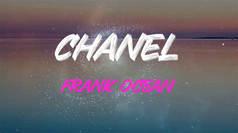 i can see both sides like chanel|chanel frank ocean genius.